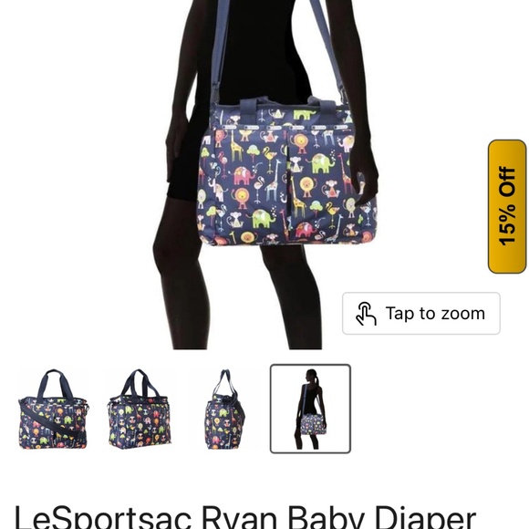 Lesportsac Ryan diaper bag - Picture 6 of 7